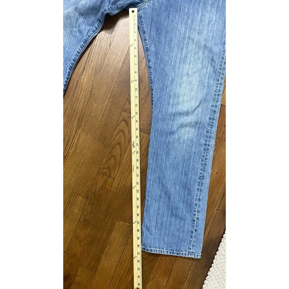 Polo Ralph Lauren Men's 34x30.5 Hampton Relaxed Straight-Fit Stretch Blue Jeans